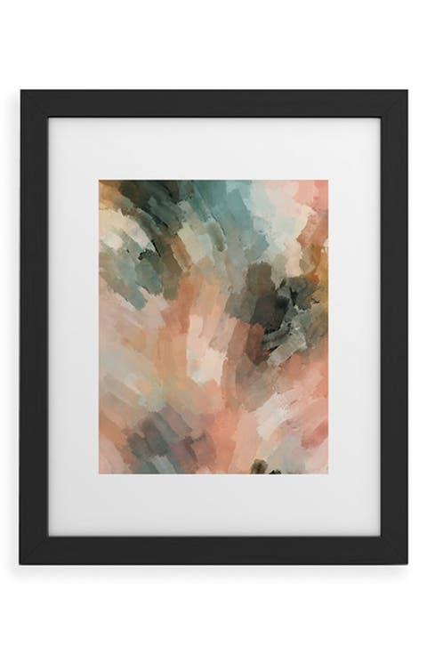 Wave Strokes Framed Wall Art