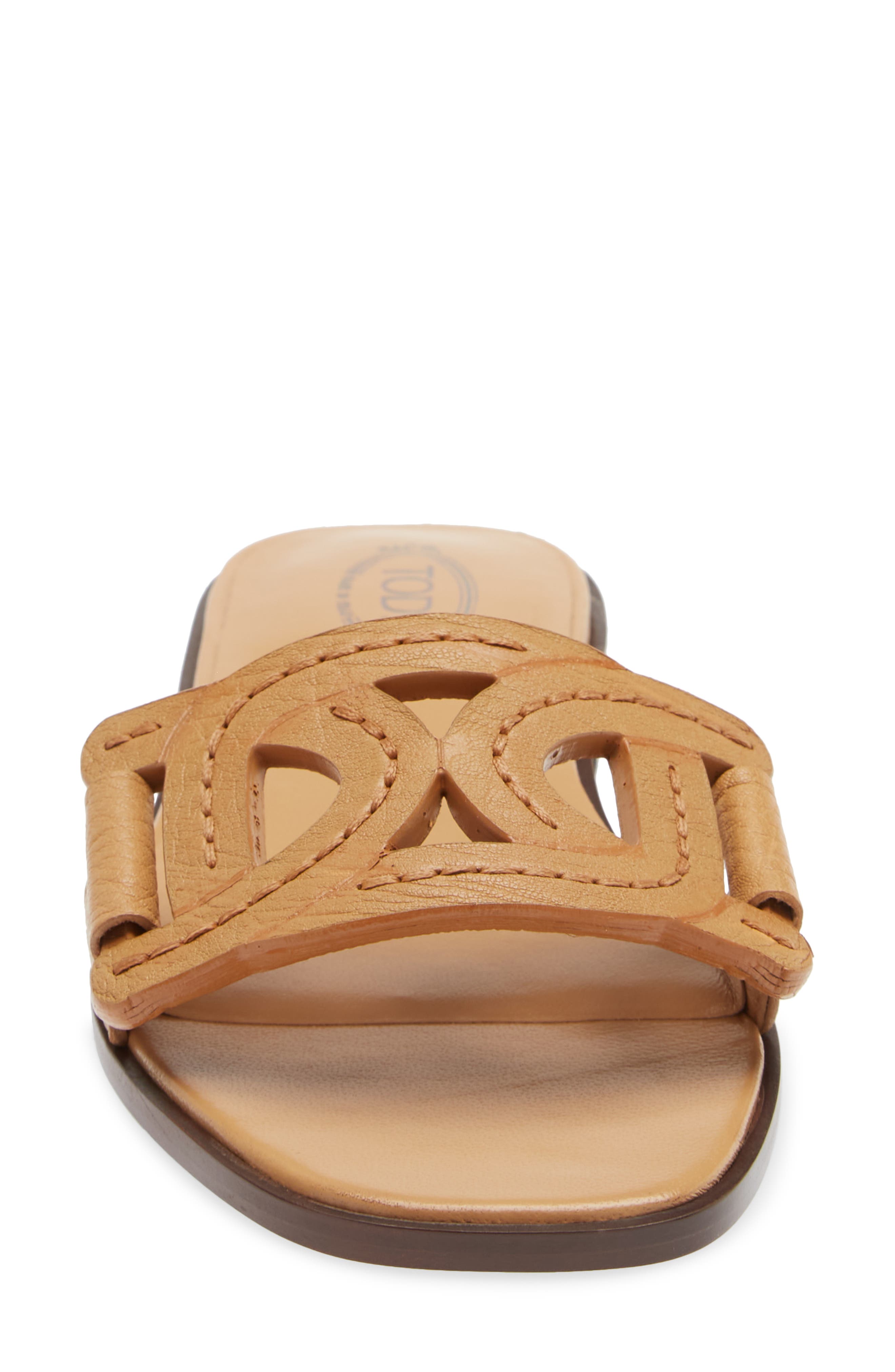 Tod's Kate Chain Detail Slide Sandal, Alternate, color, 