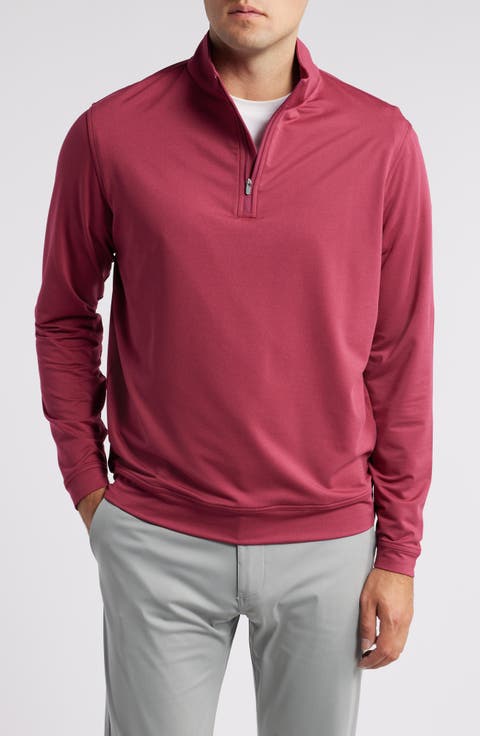 Perth Mélange Performance Quarter Zip Pullover