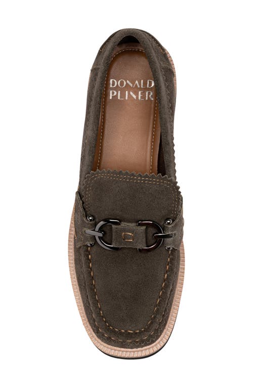 Donald Pliner Patent Loafer In Animal Print
