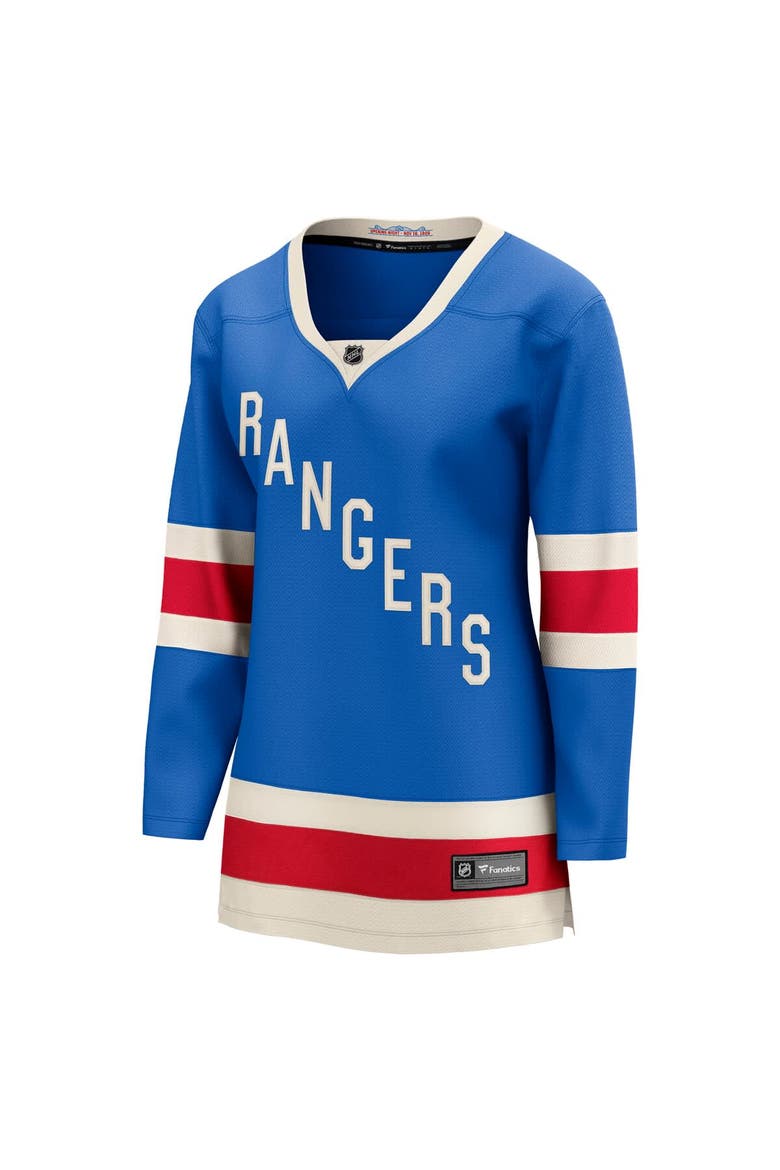 Women's Fanatics  Blue New York Rangers Centennial Breakaway Jersey, Alternate, color, Blue