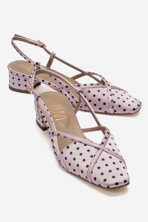 Olena Block Heel Slingback Pump