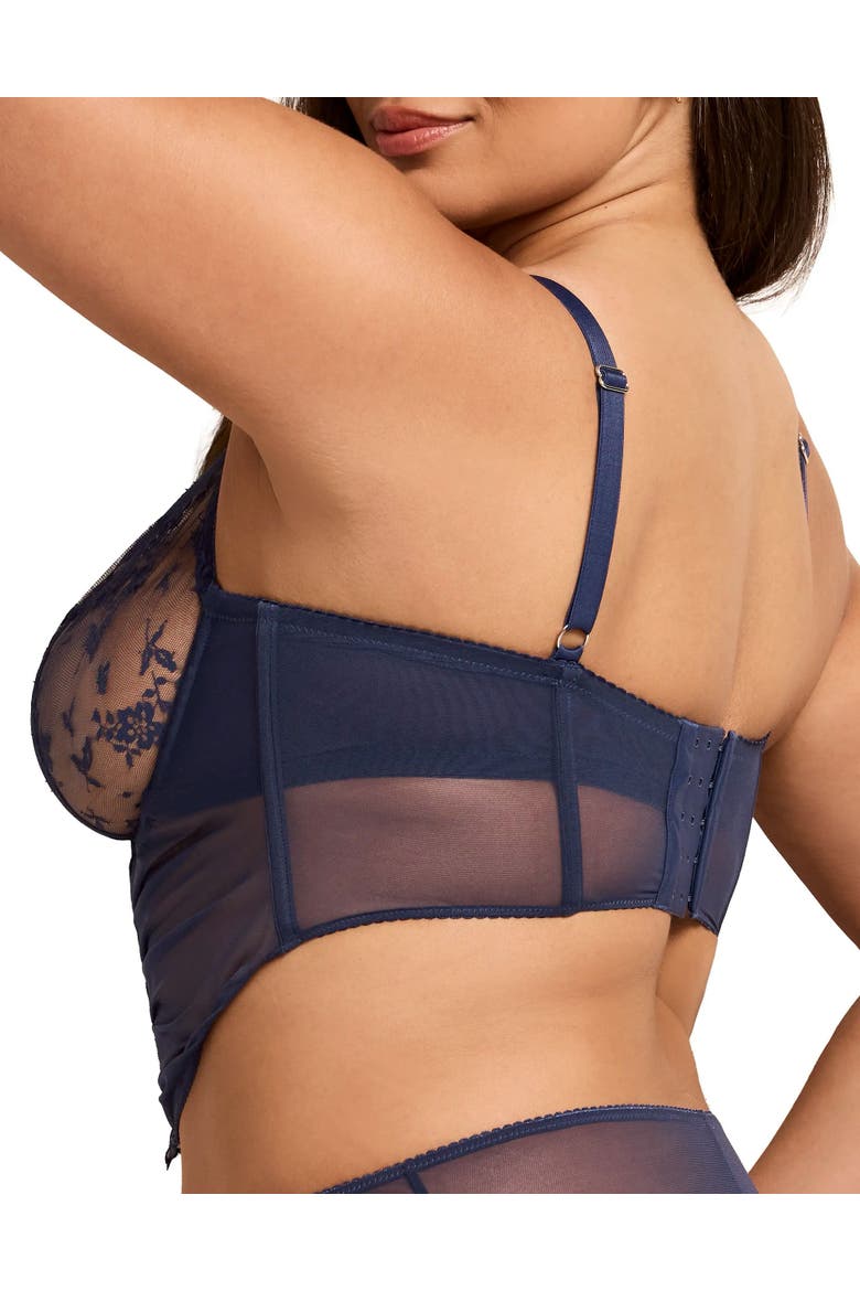 Avara Bustier Corset, Alternate, color, Dark blue