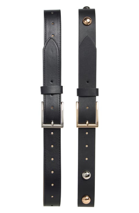 2-for-1 Assorted Leather Belts