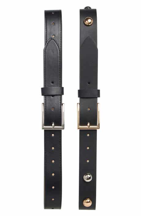 Steve Madden 2-for-1 Assorted Leather Belts