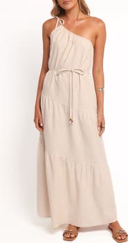 Petal & Pup Hilde Asymmetric Maxi Dress