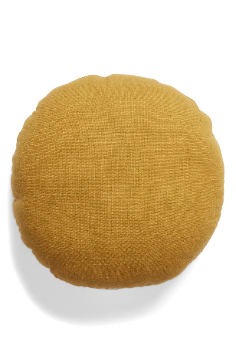 Nordstrom Textured Round Accent Pillow, Alternate, color, 