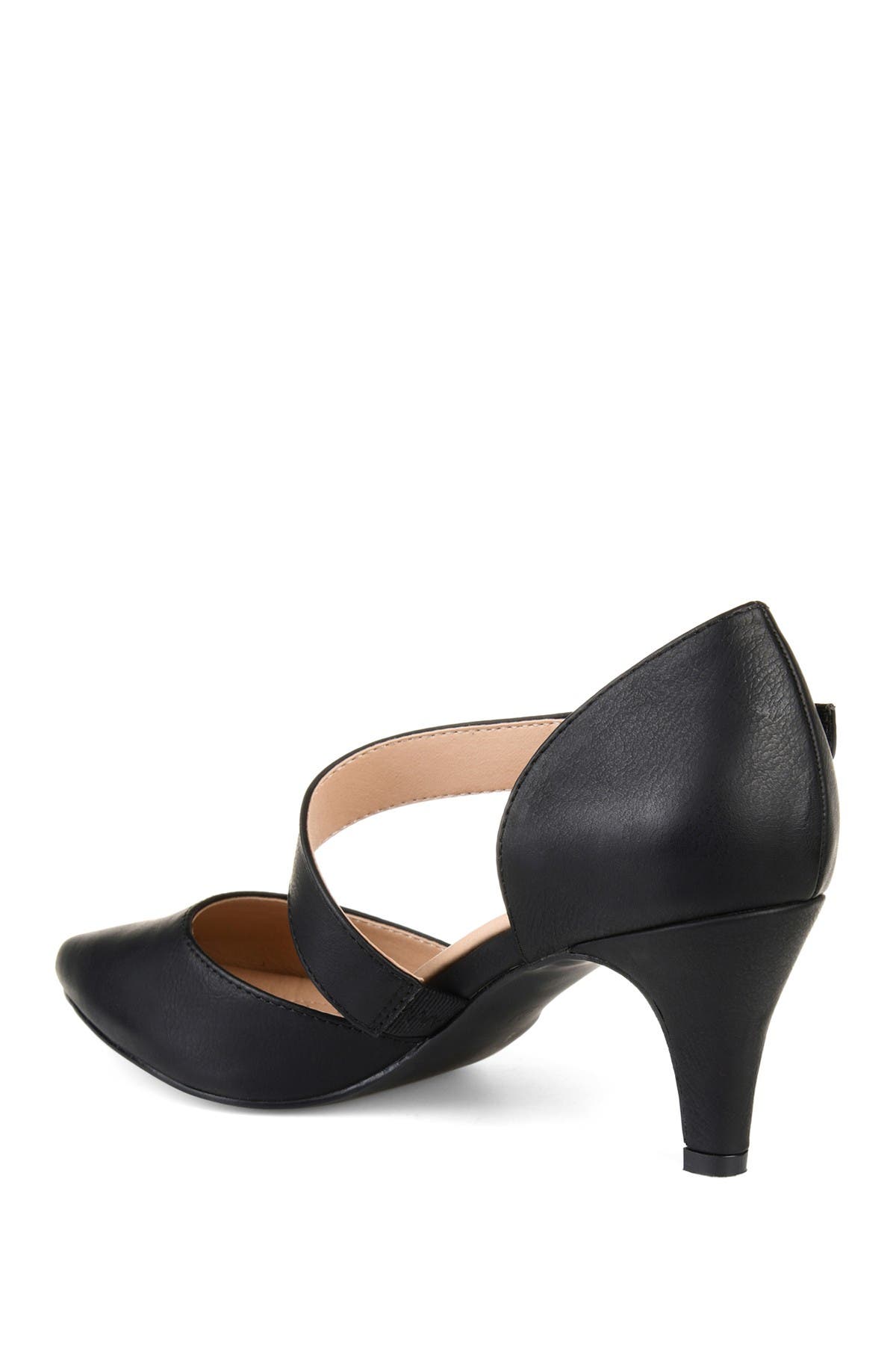 Journee Collection Tillis D'Orsay Pump, Alternate, color, Black
