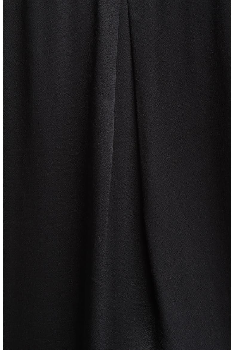 Nala Satin V-Neck Top, Alternate, color, BLACK