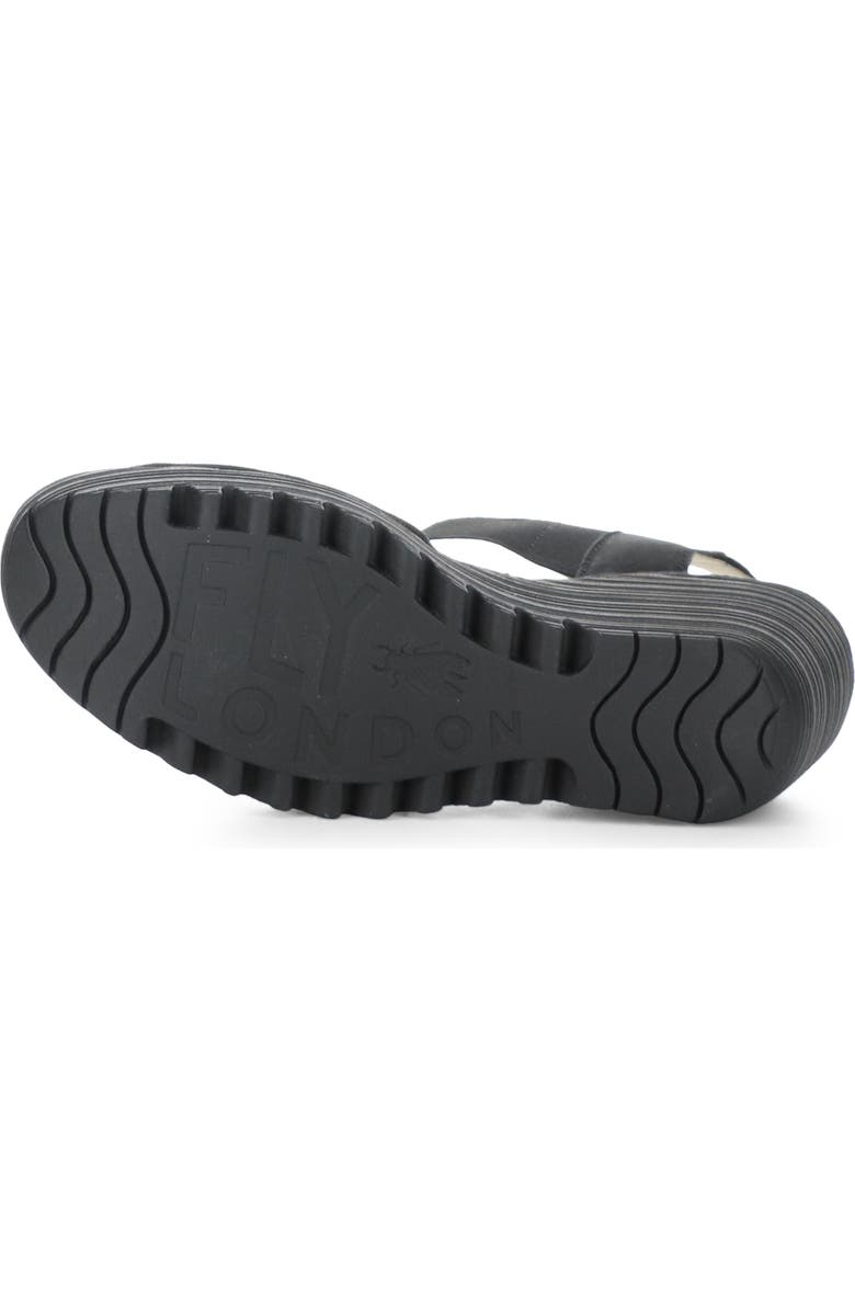 Fly London Yiko Platform Wedge Sandal, Alternate, color,