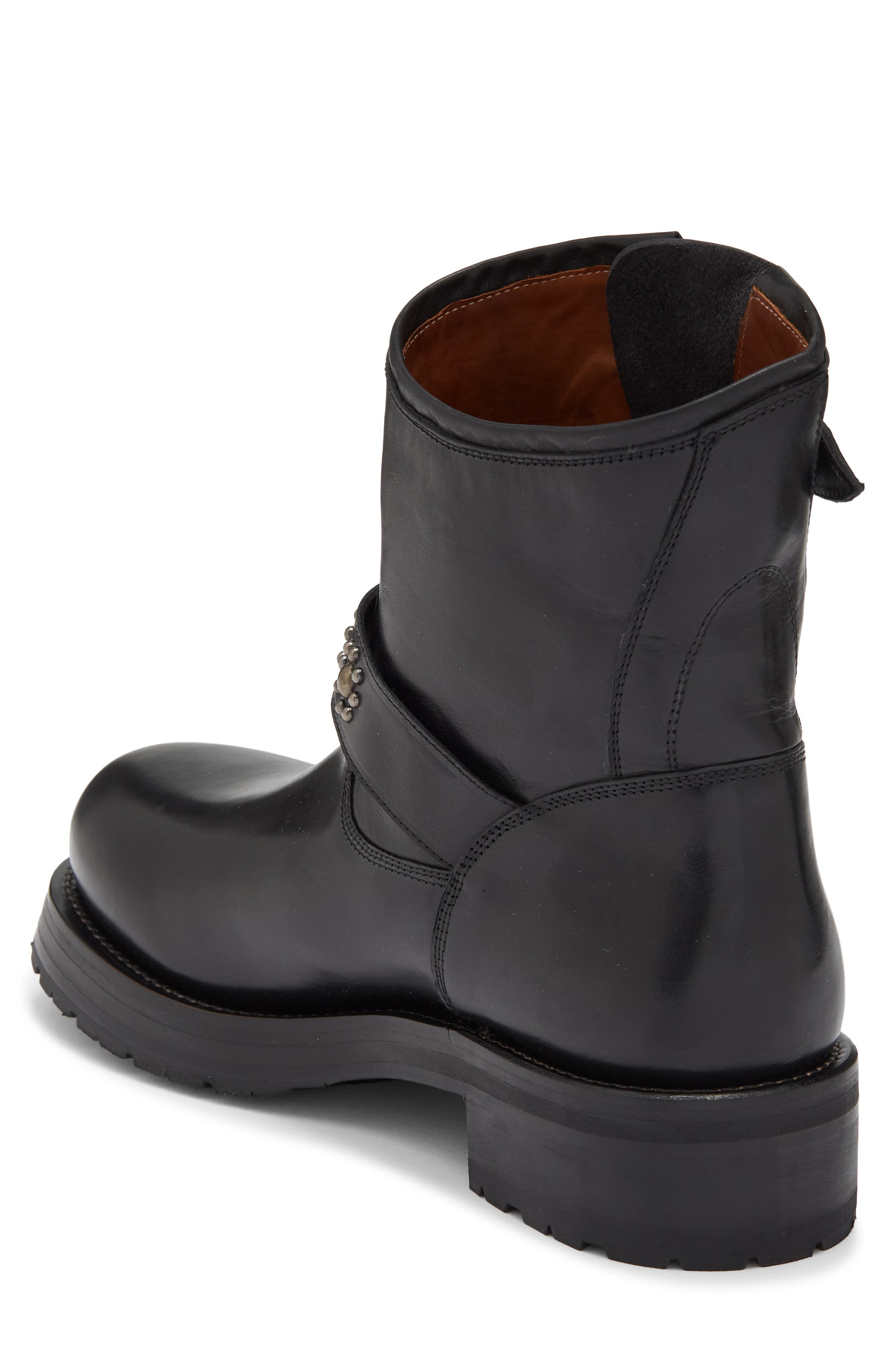8-Inch Rider Boot, Alternate, color, BLACK LEATHER