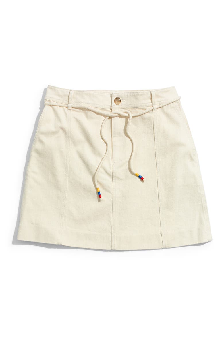 Capital A-Line Miniskirt, Alternate, color, CLOUD LINING