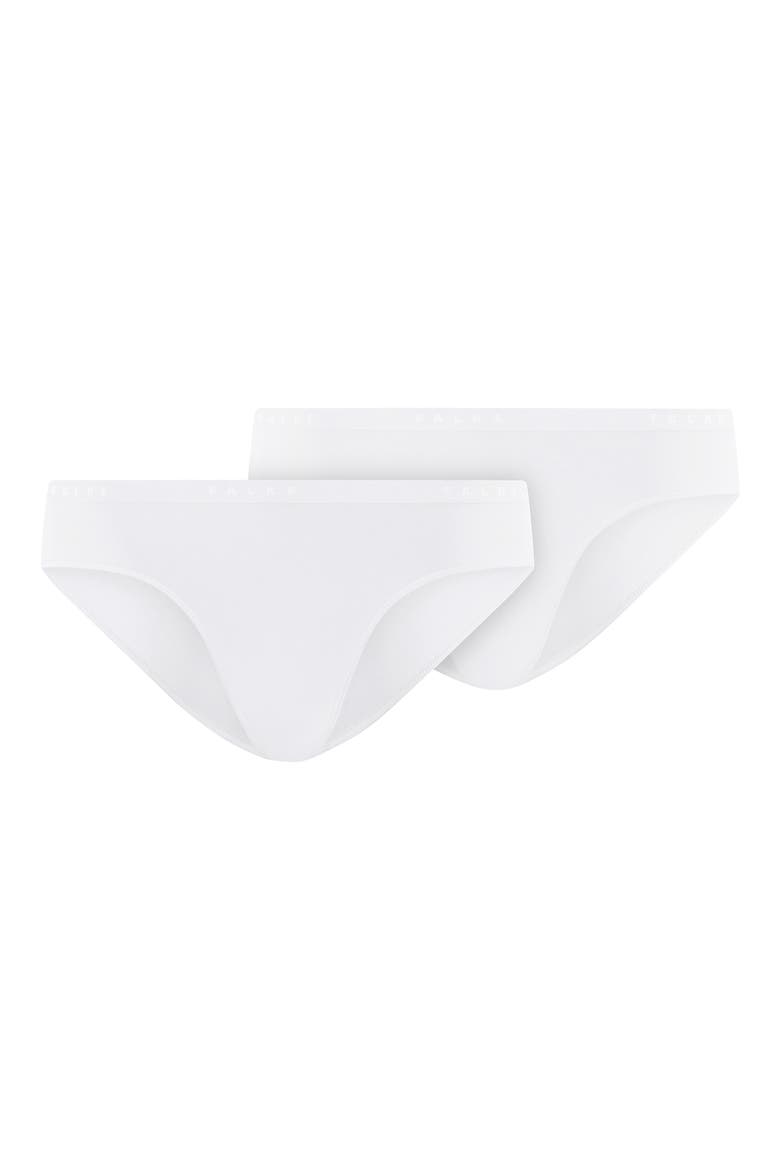 Daily Comfort 2-Pack Stretch Cotton Bikini Briefs, Alternate, color, WHITE