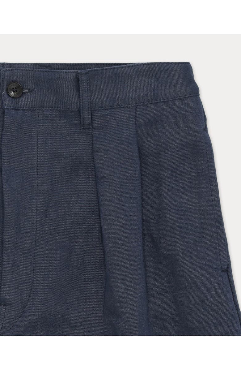 Fortela Newyork Pleated Linen Trousers, Alternate, color, Blue