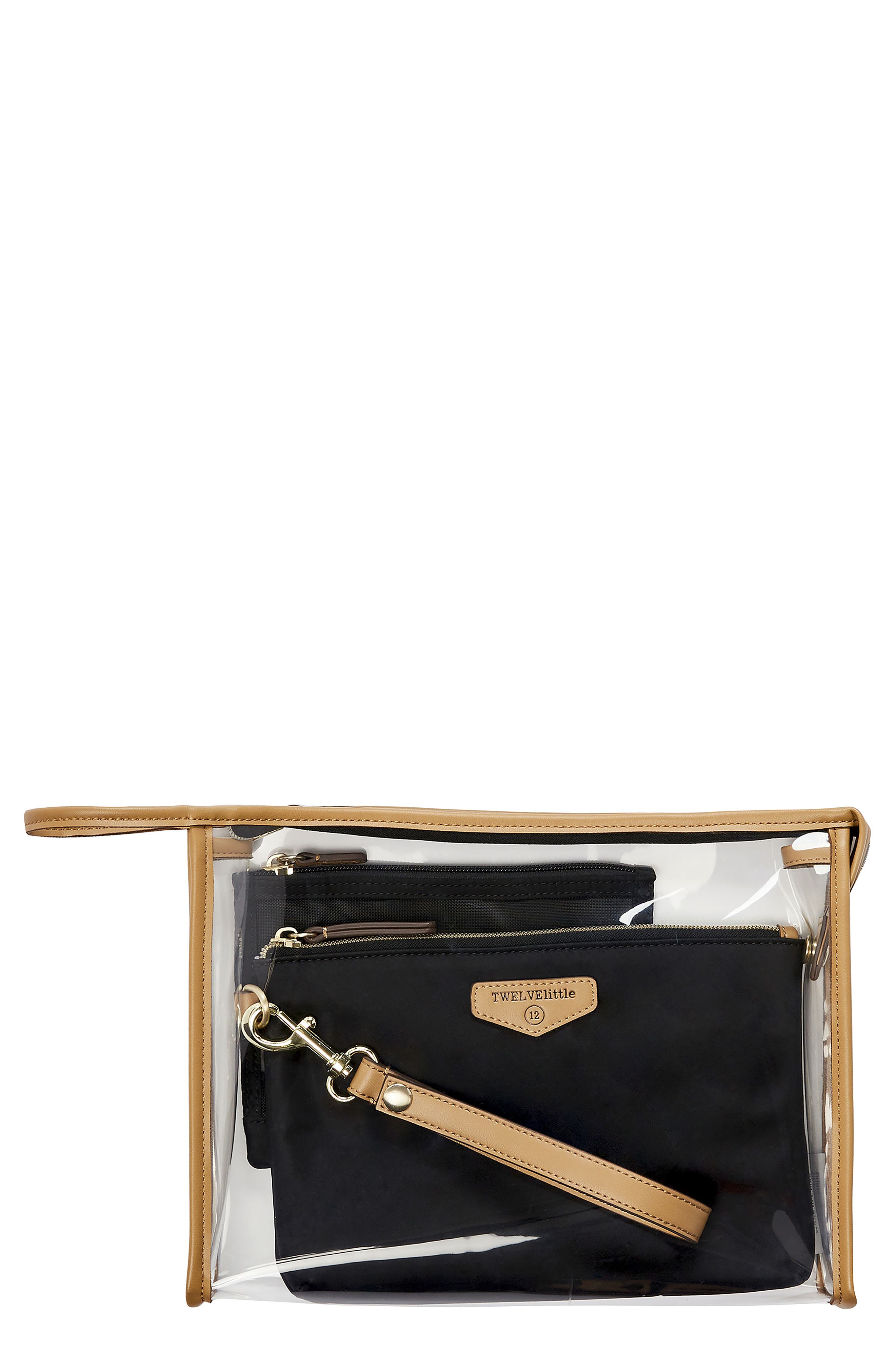 TWELVElittle 3-in-1 Set of 3 Zip Pouches, Main, color, 