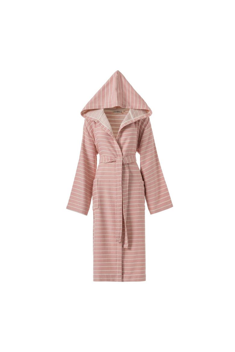 Cloud Soft Turkish Cotton Towel Robe, Alternate, color, Blush - L/XL
