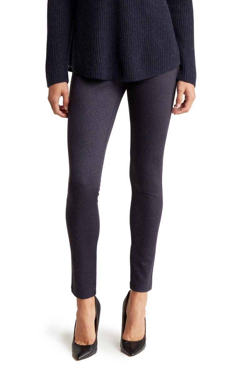 Theory Shawn Trellis Knit Leggings, Main, color, Charcoal Multi