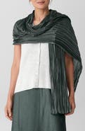 Eileen Fisher Whisper Pleated Silk Scarf