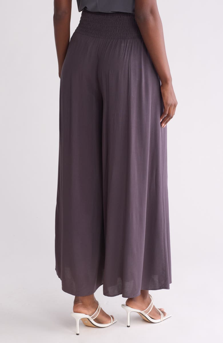 Vince Camuto Wide Leg Challis Pants, Alternate, color,