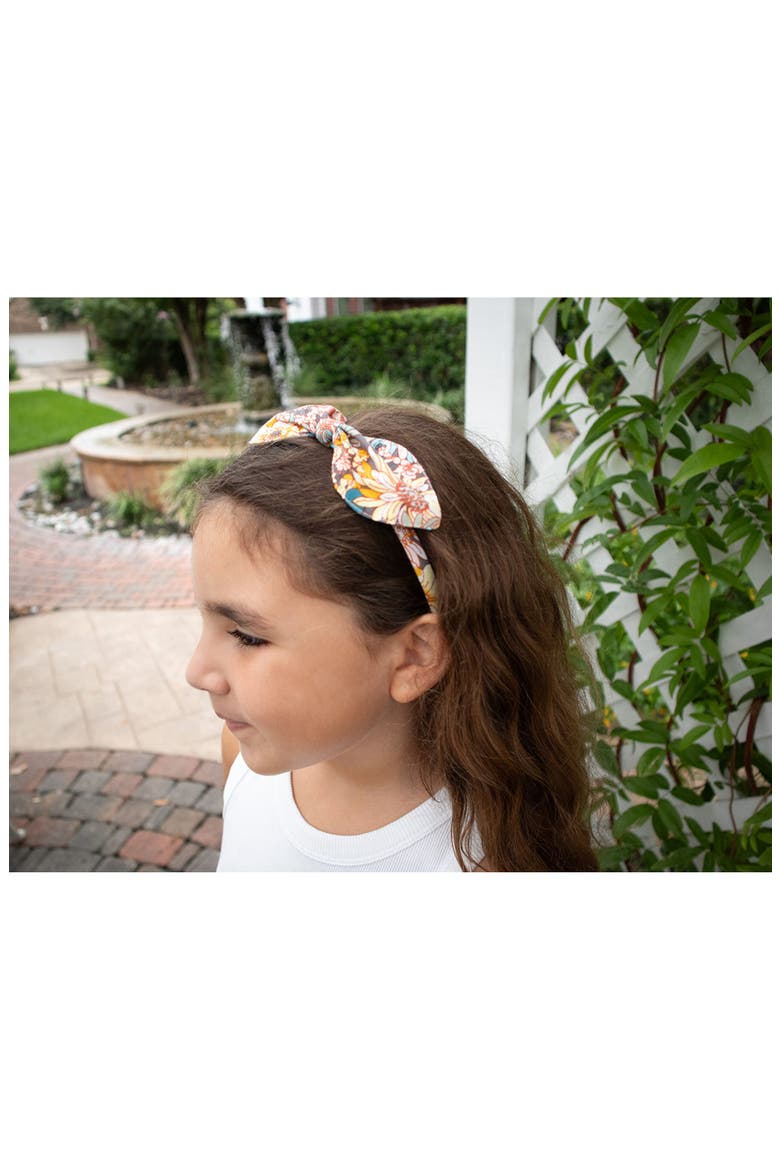 Bow Headband, Alternate, color, Teal Multi
