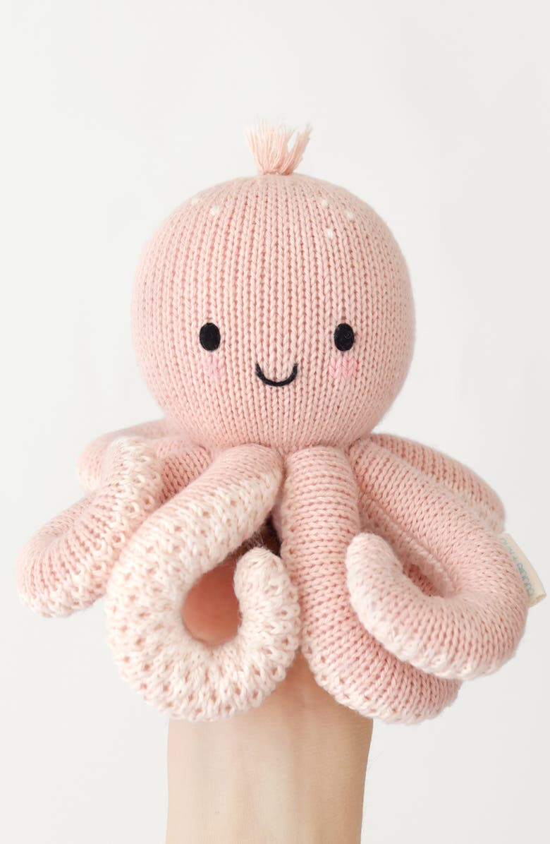 cuddle+kind Baby Octopus Stuffed Animal, Alternate, color, Pink
