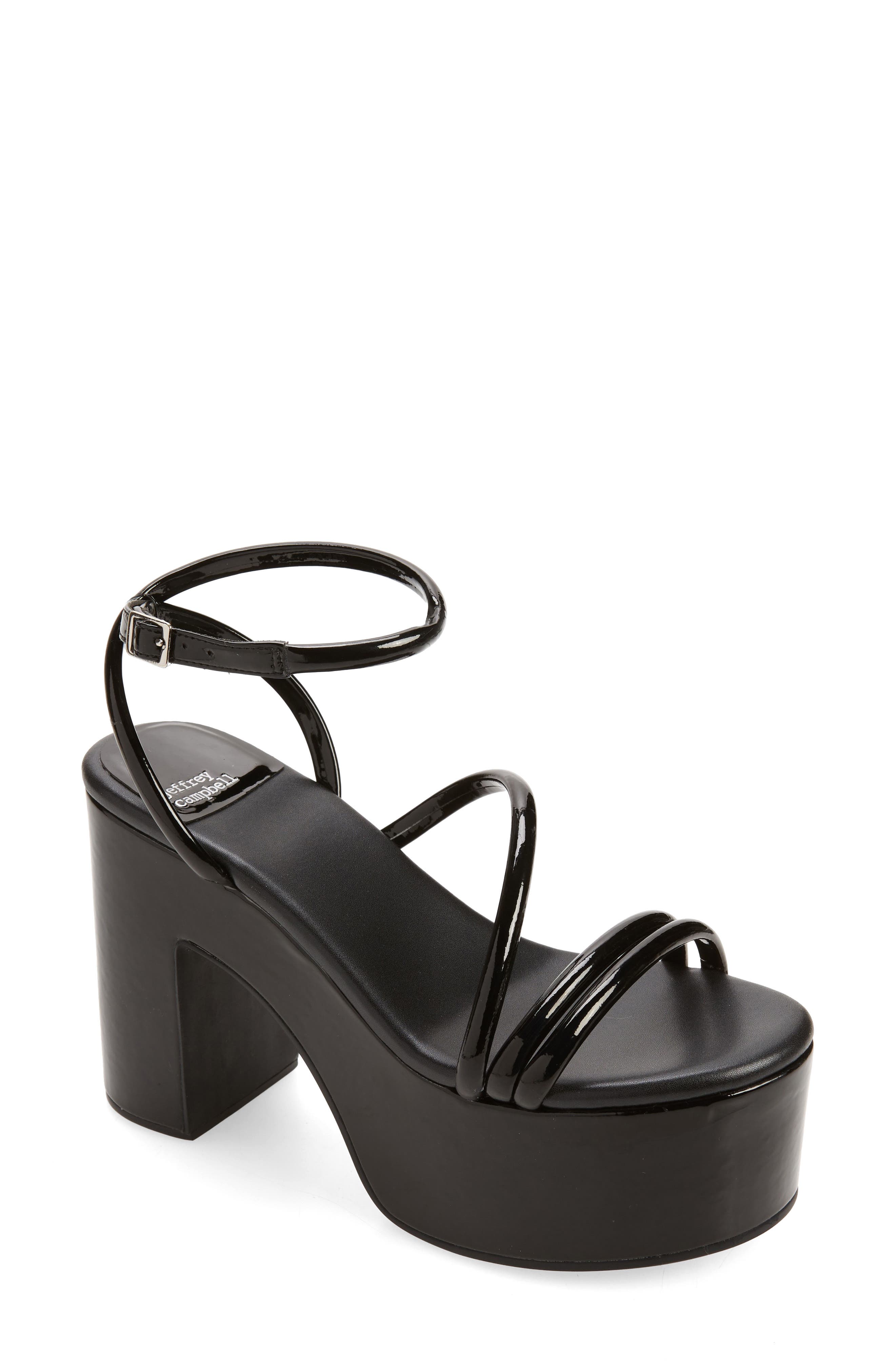 Jeffrey Campbell Mamba Platform Ankle Strap Sandal, Main, color, 