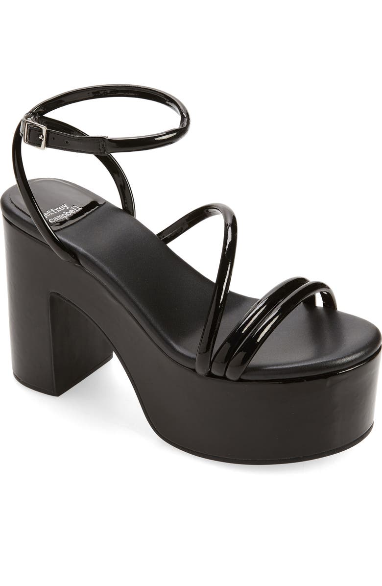 Jeffrey Campbell Mamba Platform Ankle Strap Sandal, Main, color,