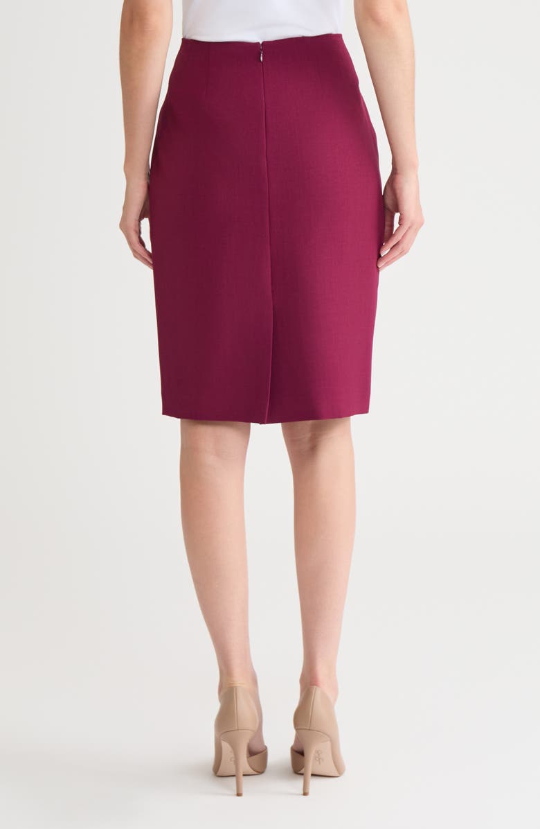 KASPER Slim Skirt, Alternate, color, Shiraz