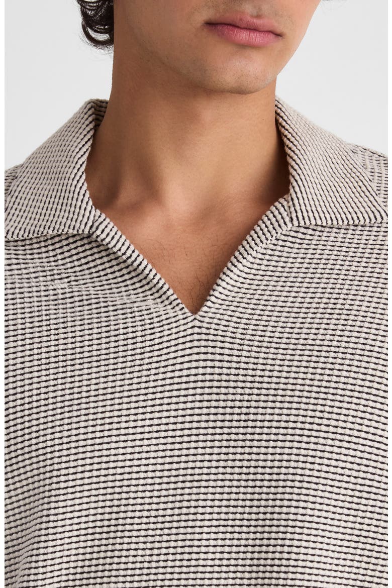 Skipper Johnny Collar Polo, Alternate, color, STRIPE TOASTED CASHEW