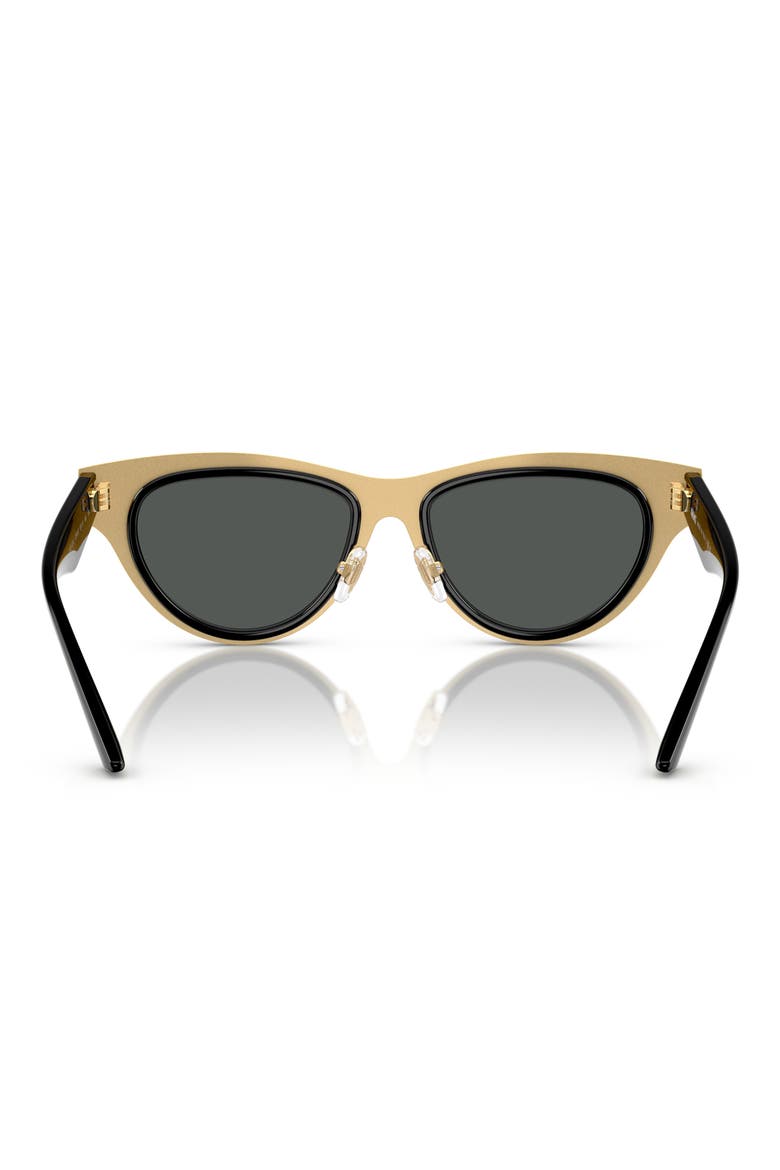 52mm Cat Eye Sunglasses, Alternate, color, BLACK
