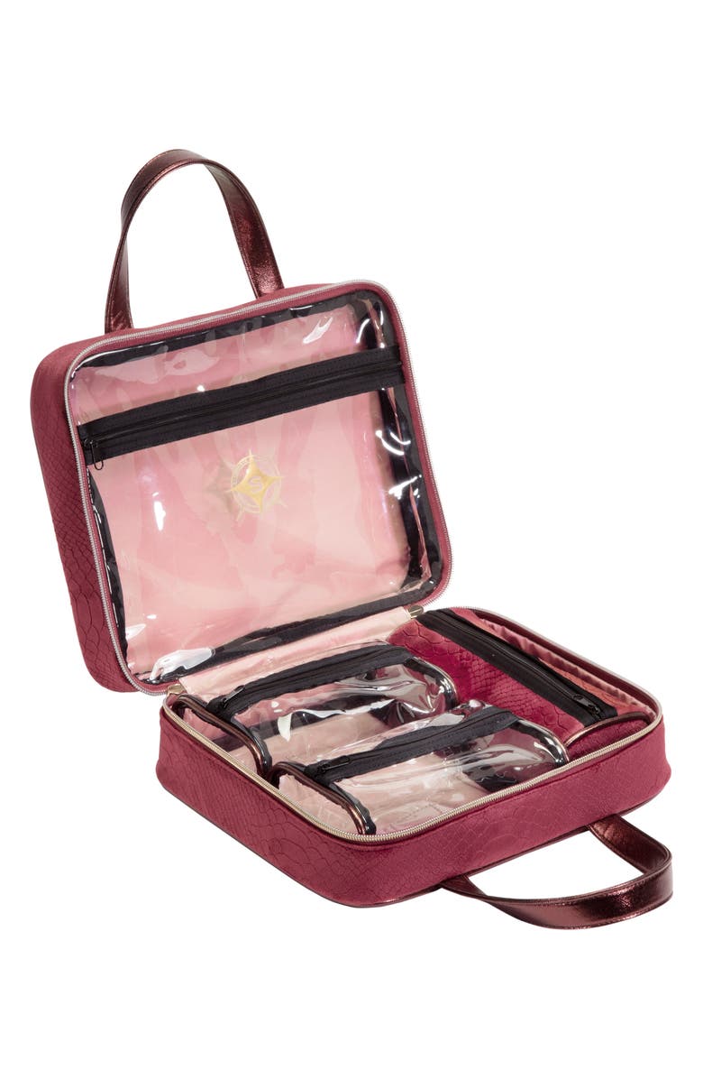 Stephanie Johnson Marais Martha Large Briefcase Cosmetic Case, Alternate, color, 