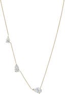 BY ADINA EDEN Lab Grown Diamond Multi Pear Necklace 14K
