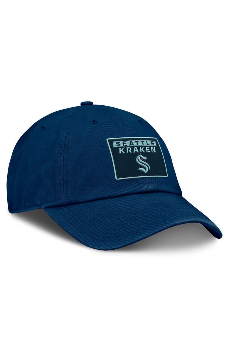 FANATICS Women's Fanatics  Deep Sea Blue Seattle Kraken Authentic Pro Rink Adjustable Hat, Alternate, color, Navy
