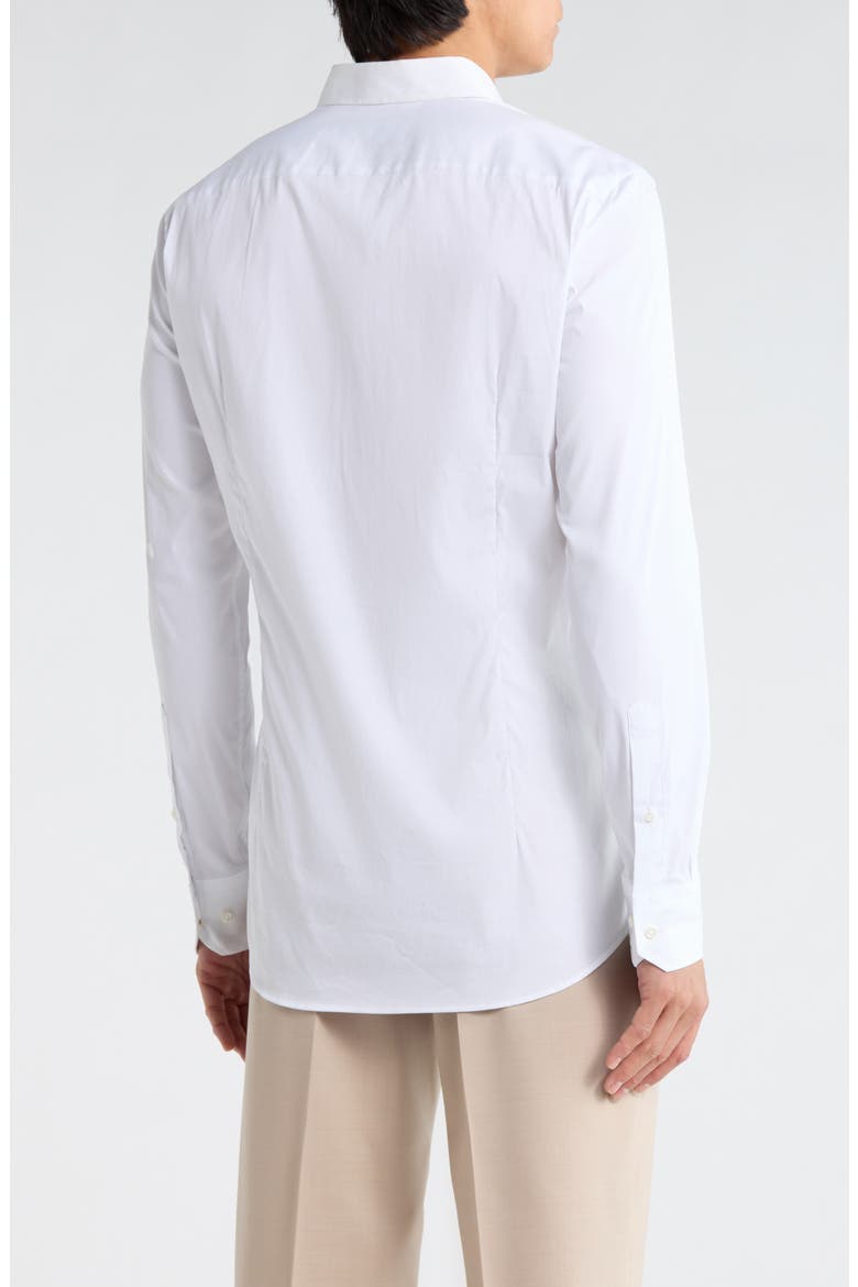 L-Hays Kent Slim Fit Dress Shirt, Alternate, color, WHITE