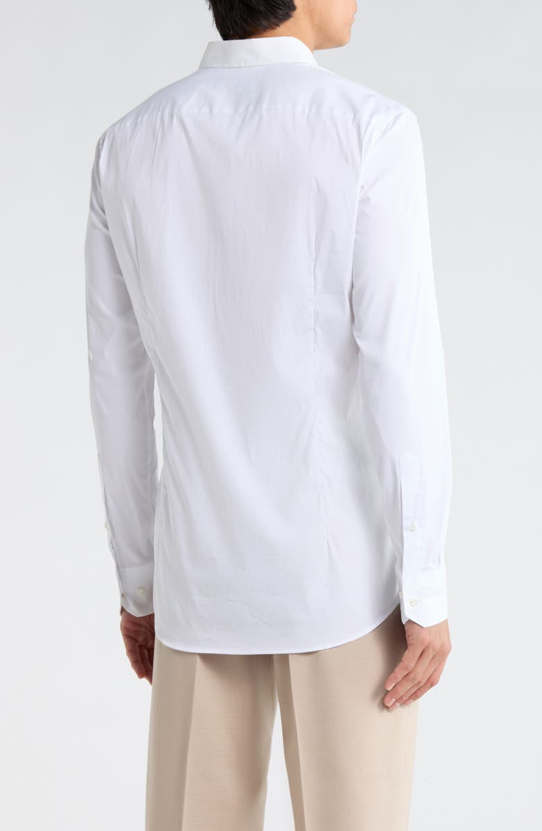 BOSS L-Hays Kent Slim Fit Dress Shirt, Alternate, color, White