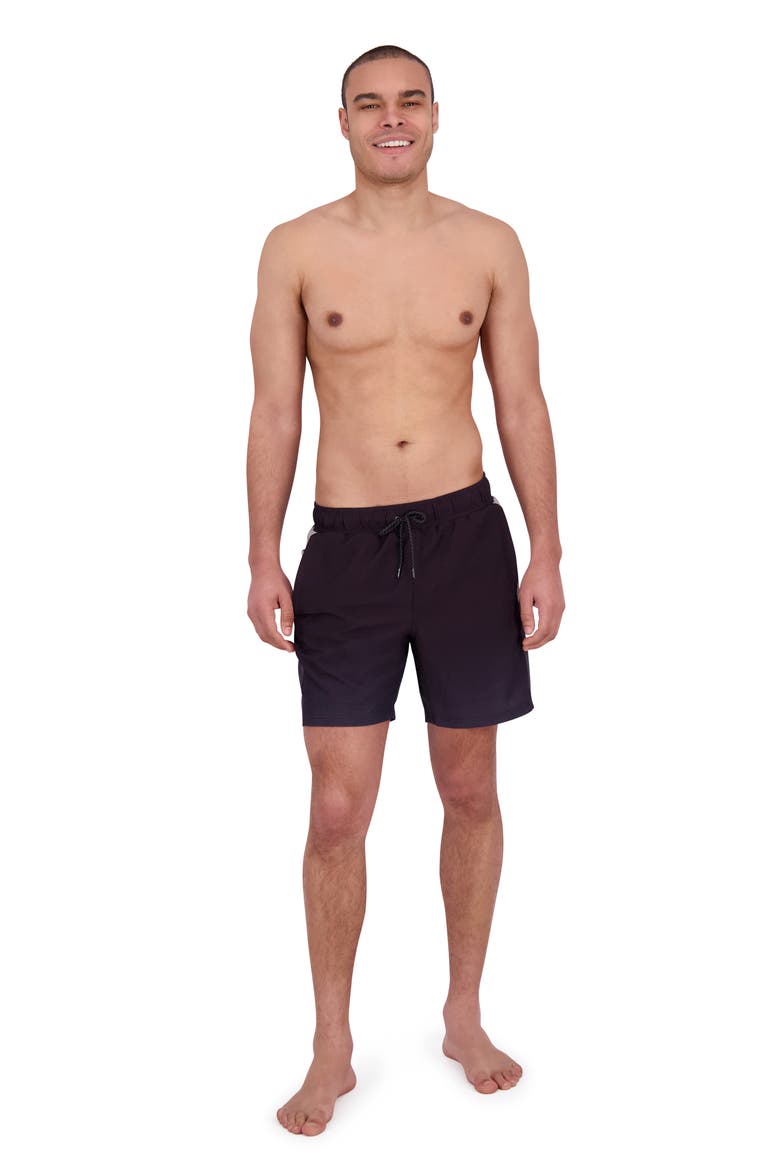 Volley Swim Trunks, Alternate, color, BLACK