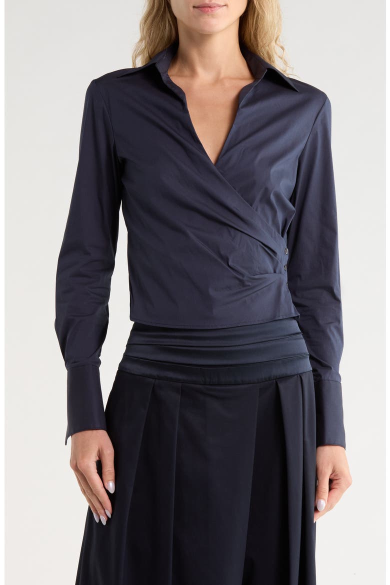 All Wrapped Up Wool Top, Main, color, MIDNIGHT