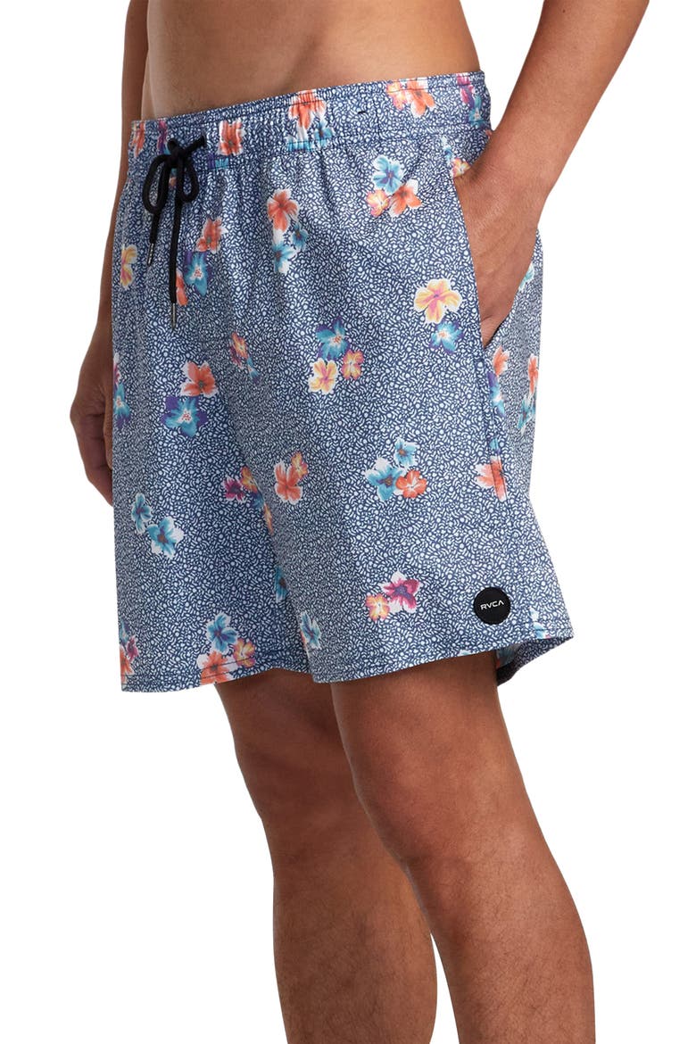 Barnes Tropical Print Shorts, Alternate, color, GARAGE BLUE