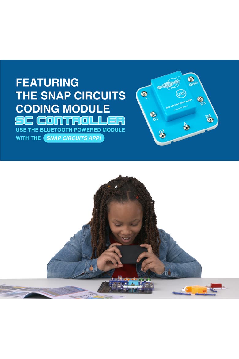 Elenco Snap Circuits Discover Coding Toy for Kids Ages 8 and Up, Alternate, color, Multicolored