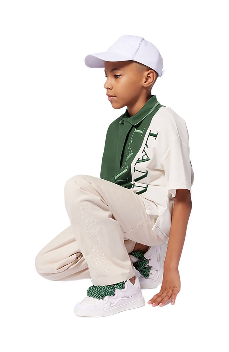 Lanvin KIDS SHORT-SLEEVED POLO SHIRT, Alternate, color, 