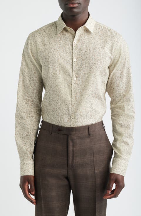 Button-Up Linen & Cotton Top