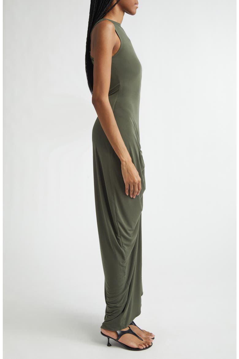 Ruched & Taped Suspended Maxi Dress, Alternate, color, GREEN GRN