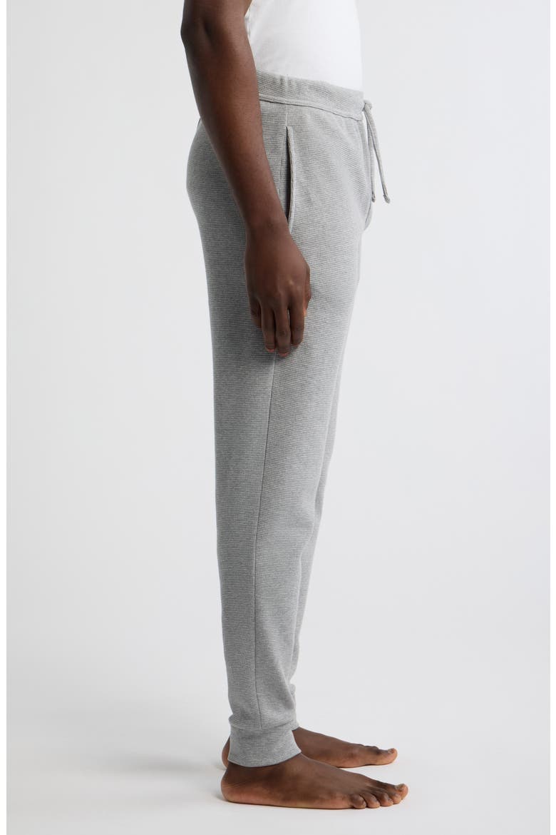 Waffle Knit Joggers, Alternate, color, MEDIUM GREY