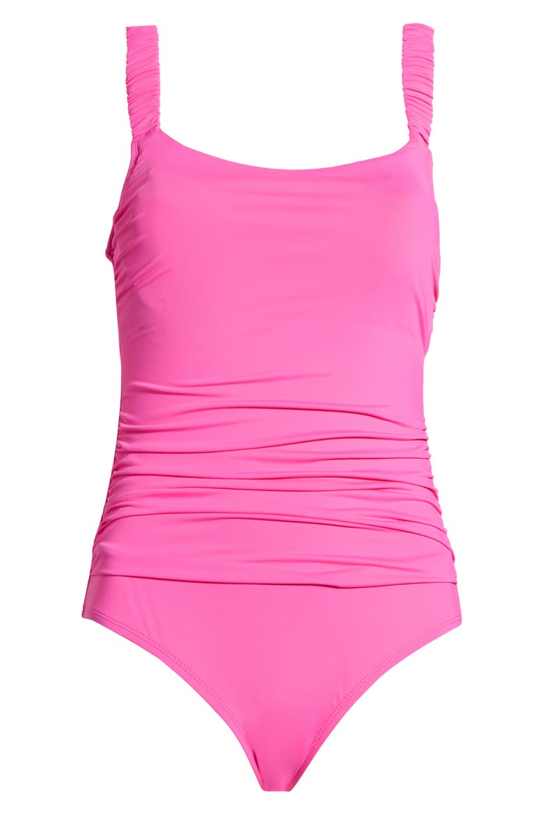 Jolie One-Piece Swimsuit, Alternate, color, AZALEA