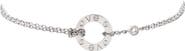 Pre-Owned Cartier 2 Diamonds Love Bracelet 18K White Gold with Diamonds