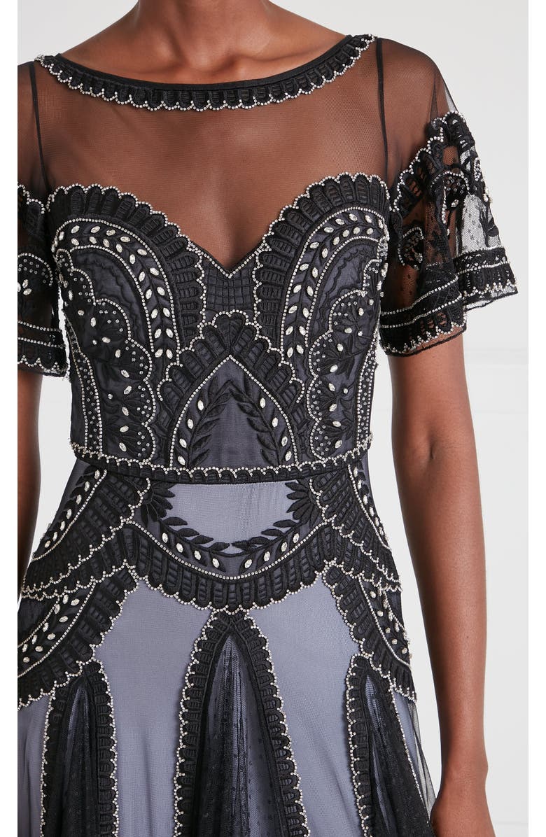 Temperley London Camille Gown, Alternate, color, Black
