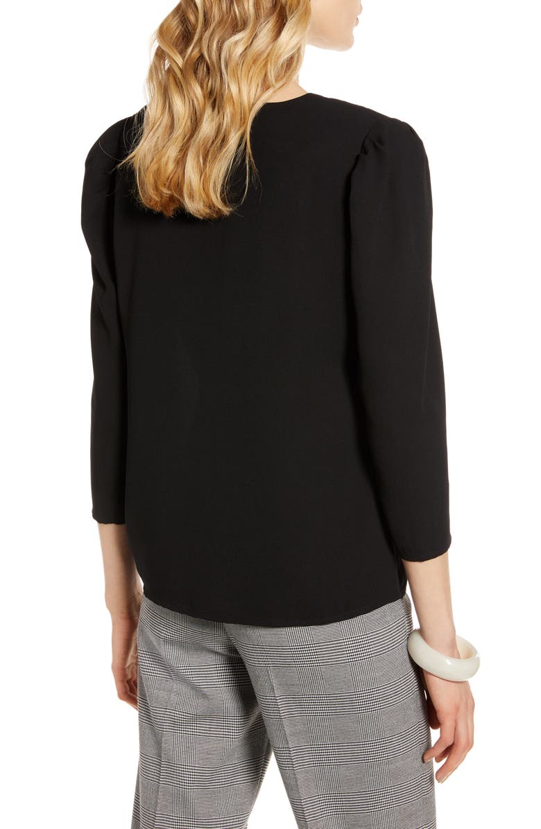 Halogen<sup>®</sup> V-Neck Blouse, Alternate, color, 