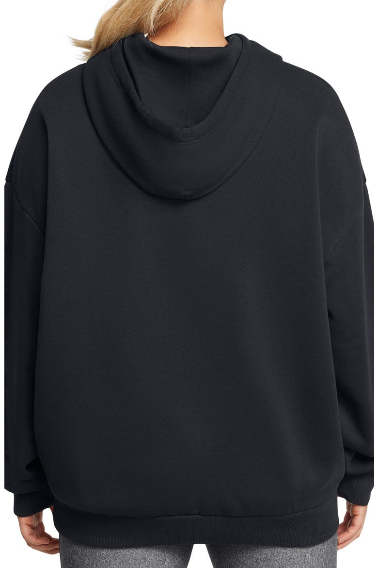 Rival Fleece Oversized Hoodie, Alternate, color, BLACK