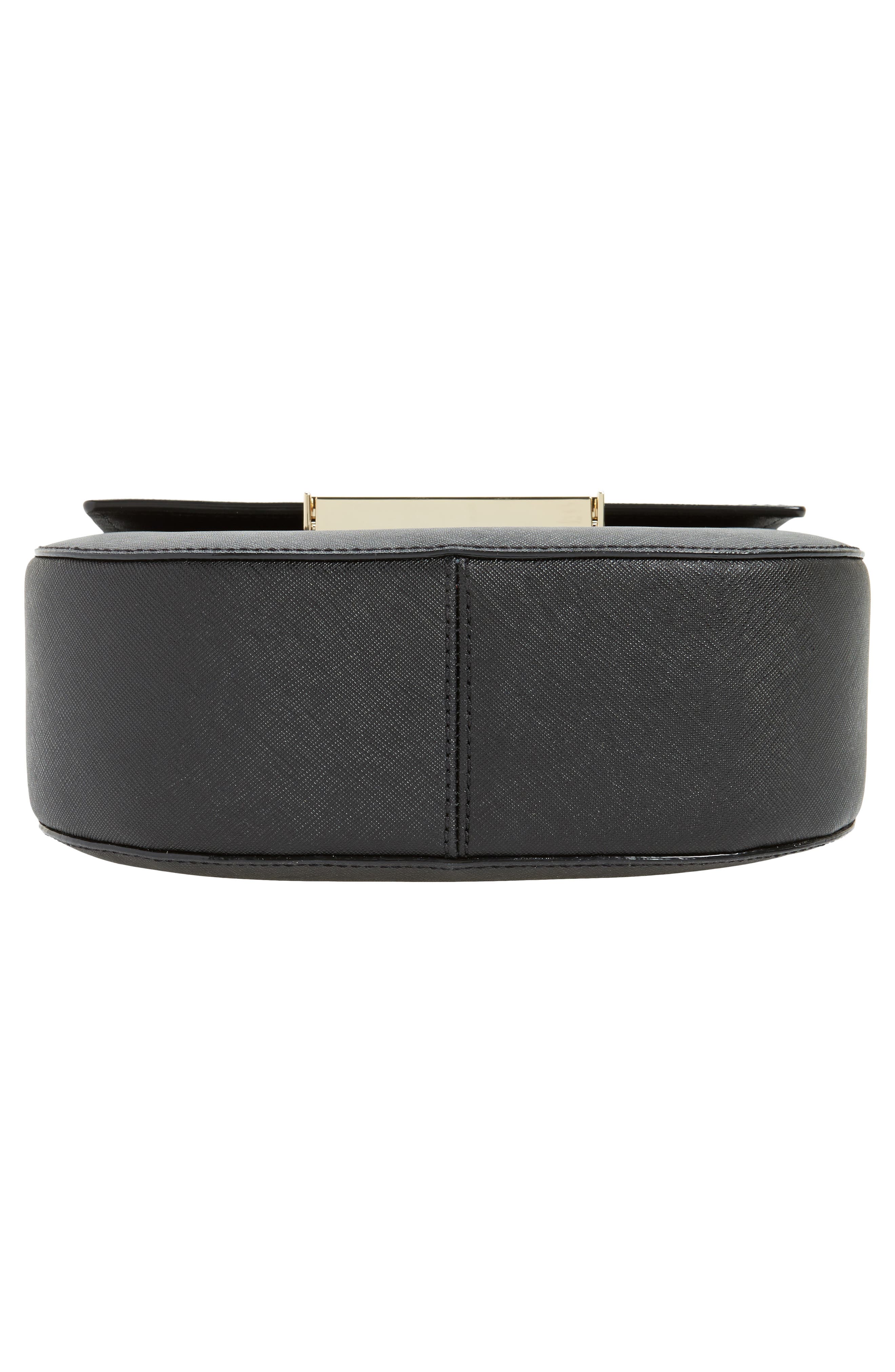 Kate Spade New York make it mine - byrdie leather saddle bag, Alternate, color, 