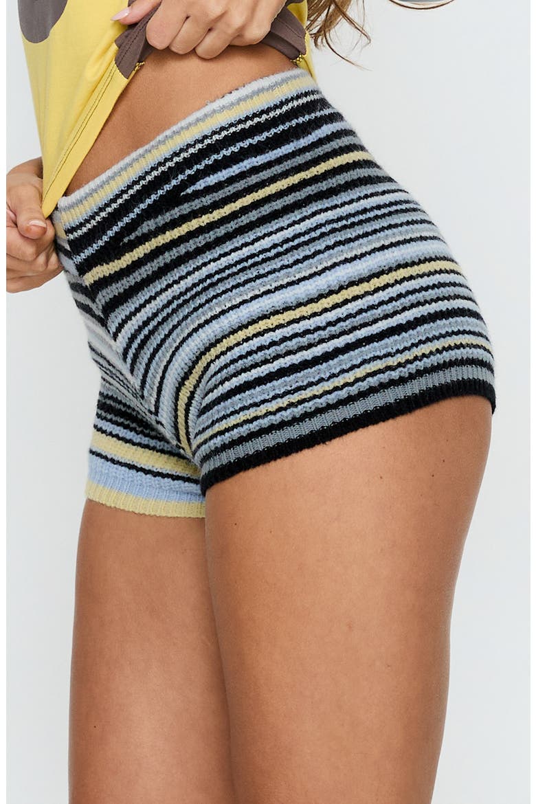 Alarik Striped Knit Shorts, Alternate, color, BLUE MULTI